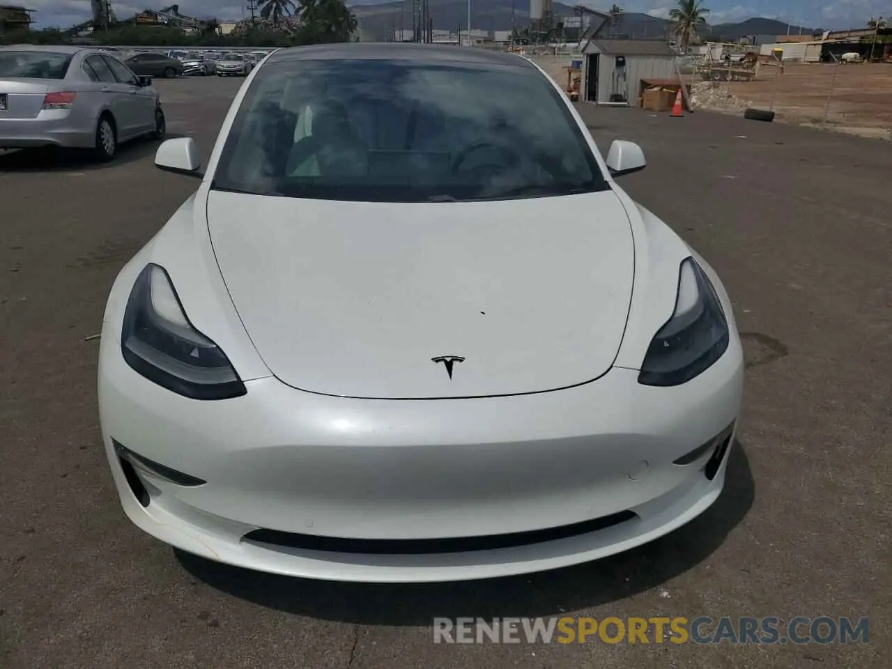 5 fotografías del automóvil dañado 5YJ3E1EA7MF928823 TESLA MODEL 3 2021