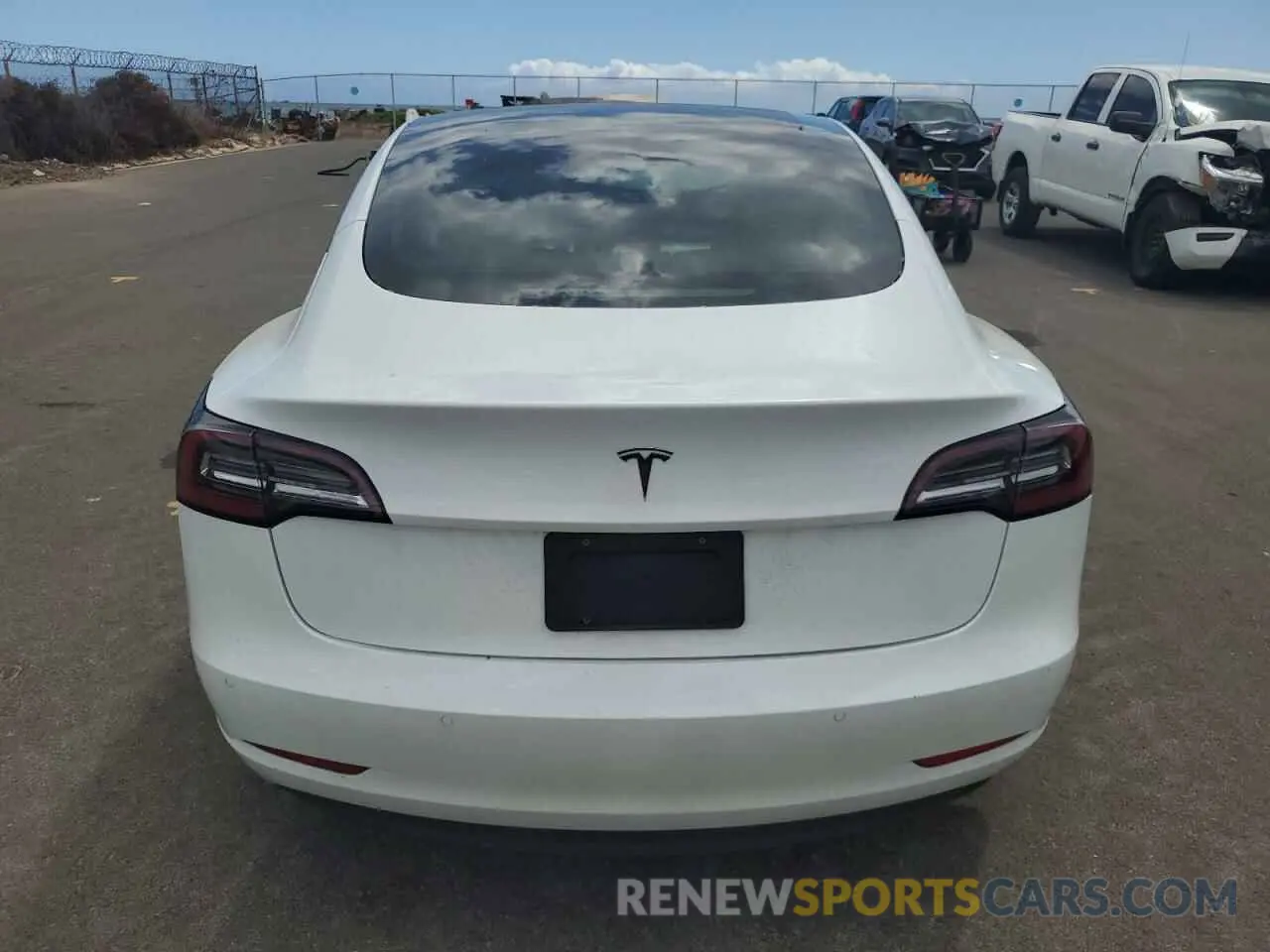 6 fotografías del automóvil dañado 5YJ3E1EA7MF928823 TESLA MODEL 3 2021
