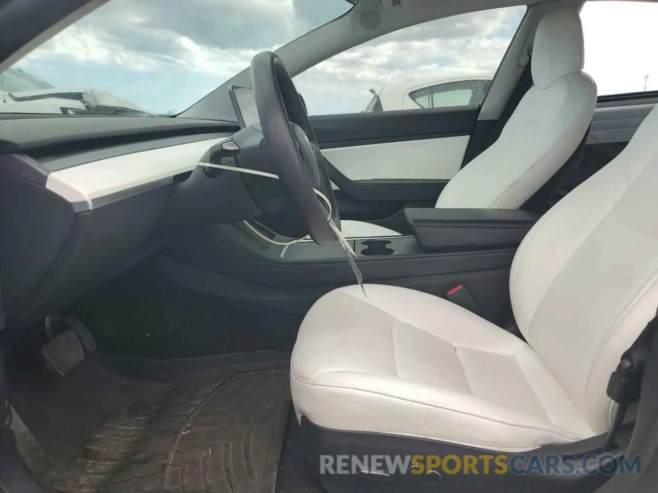 7 fotografías del automóvil dañado 5YJ3E1EA7MF928823 TESLA MODEL 3 2021