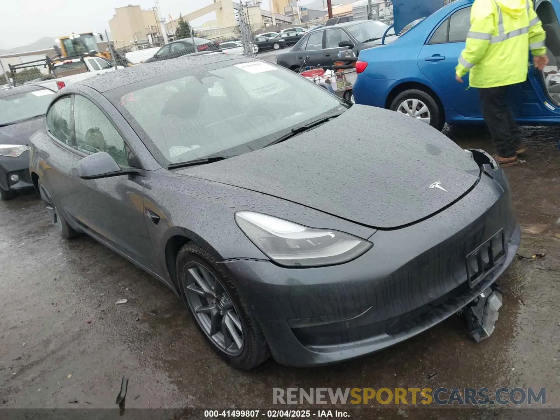 1 fotografías del automóvil dañado 5YJ3E1EA7MF929762 TESLA MODEL 3 2021