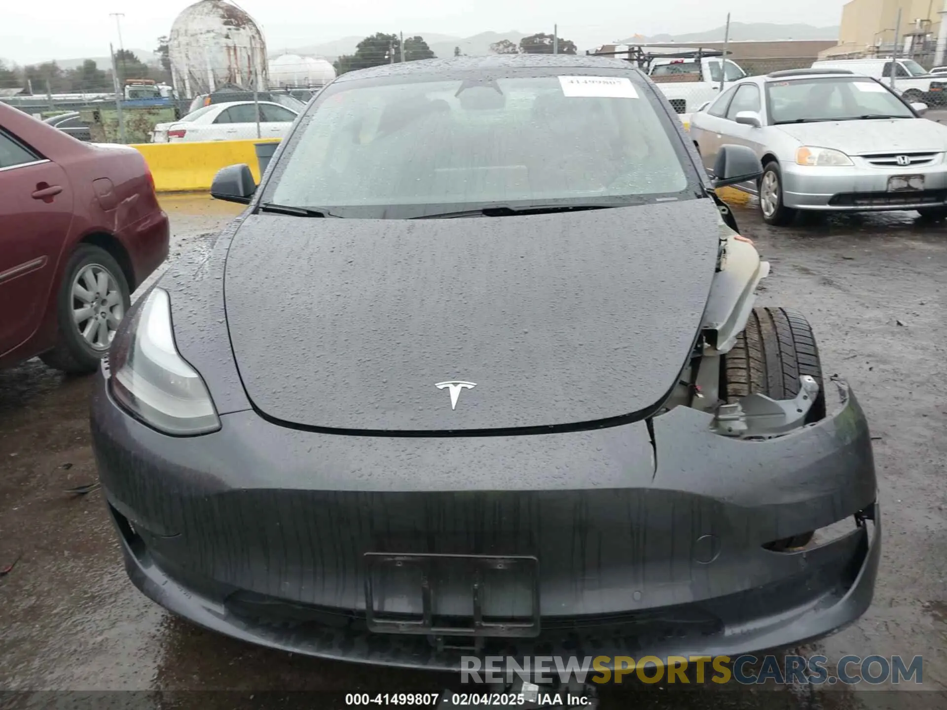13 fotografías del automóvil dañado 5YJ3E1EA7MF929762 TESLA MODEL 3 2021