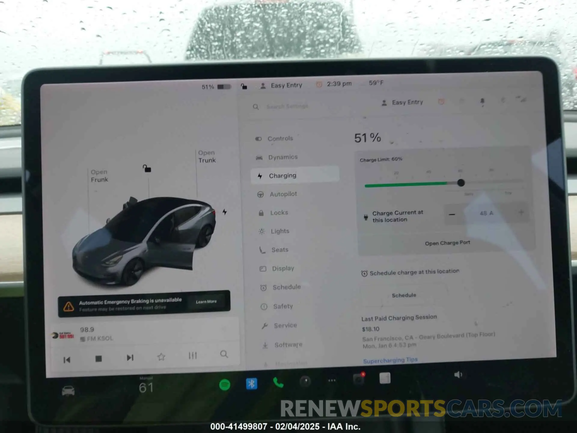 18 fotografías del automóvil dañado 5YJ3E1EA7MF929762 TESLA MODEL 3 2021