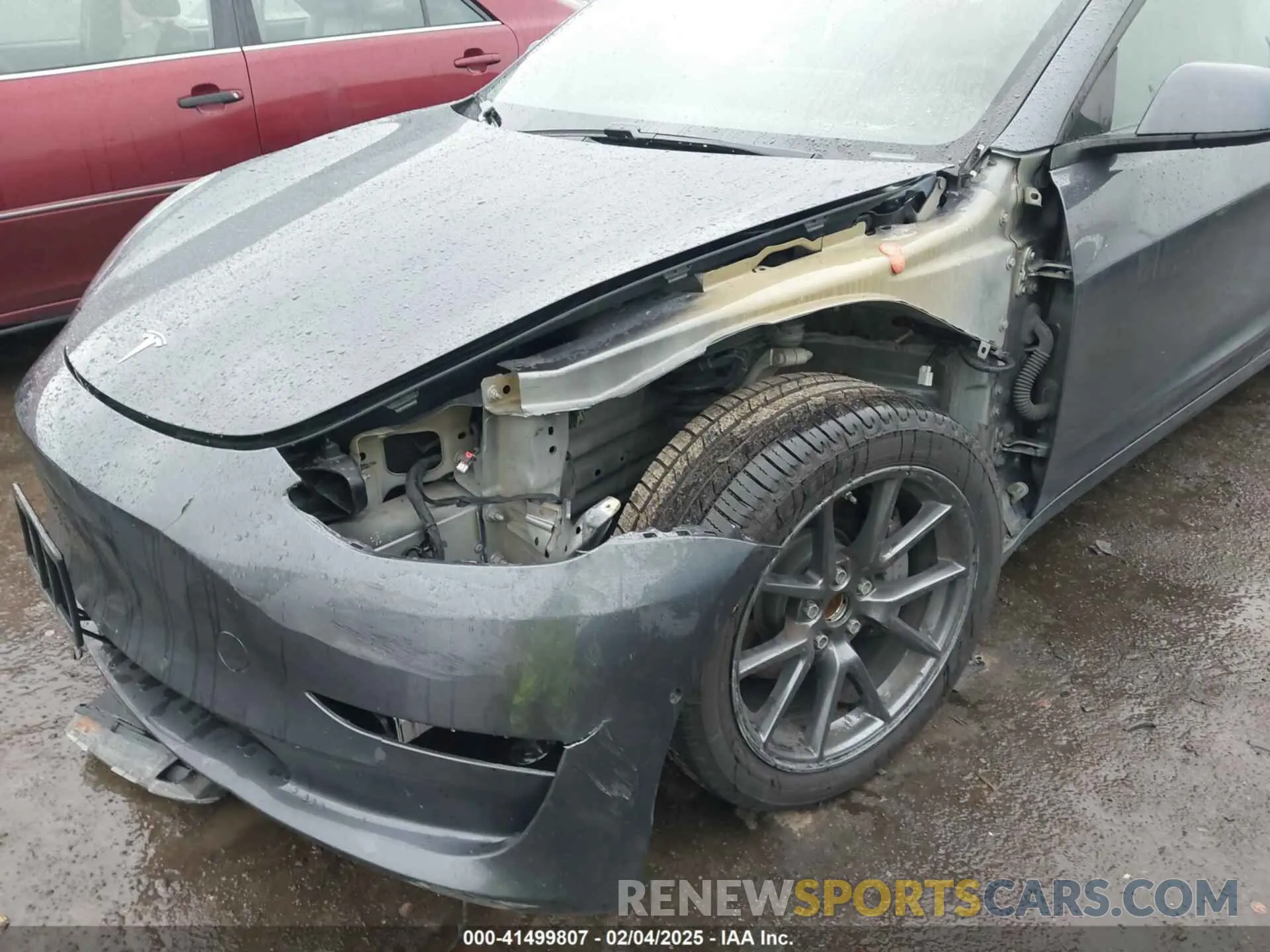 6 fotografías del automóvil dañado 5YJ3E1EA7MF929762 TESLA MODEL 3 2021