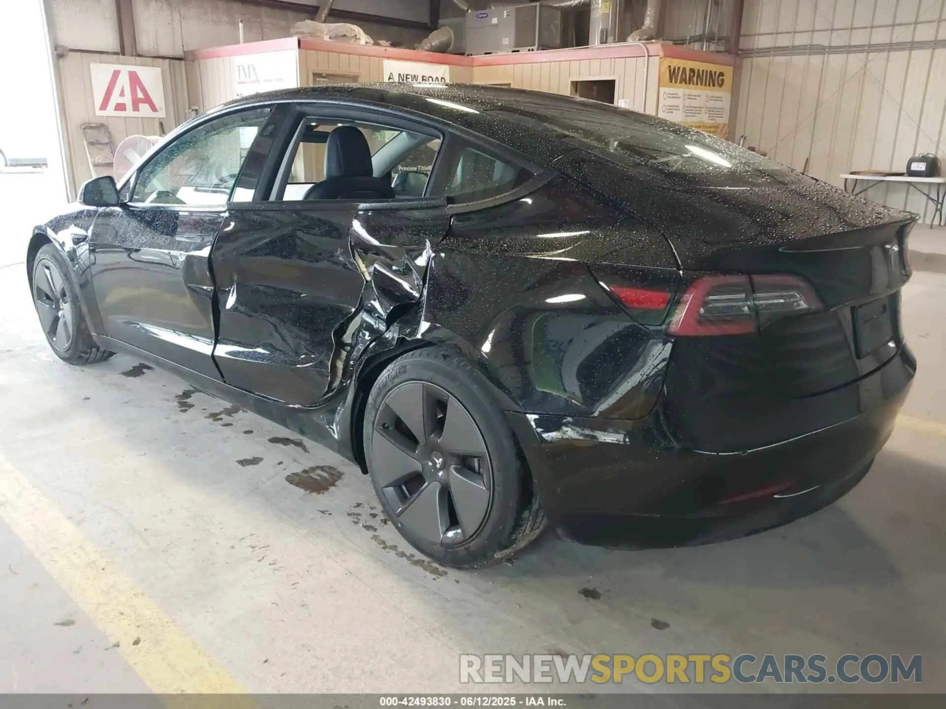 3 fotografías del automóvil dañado 5YJ3E1EA7MF986818 TESLA MODEL 3 2021