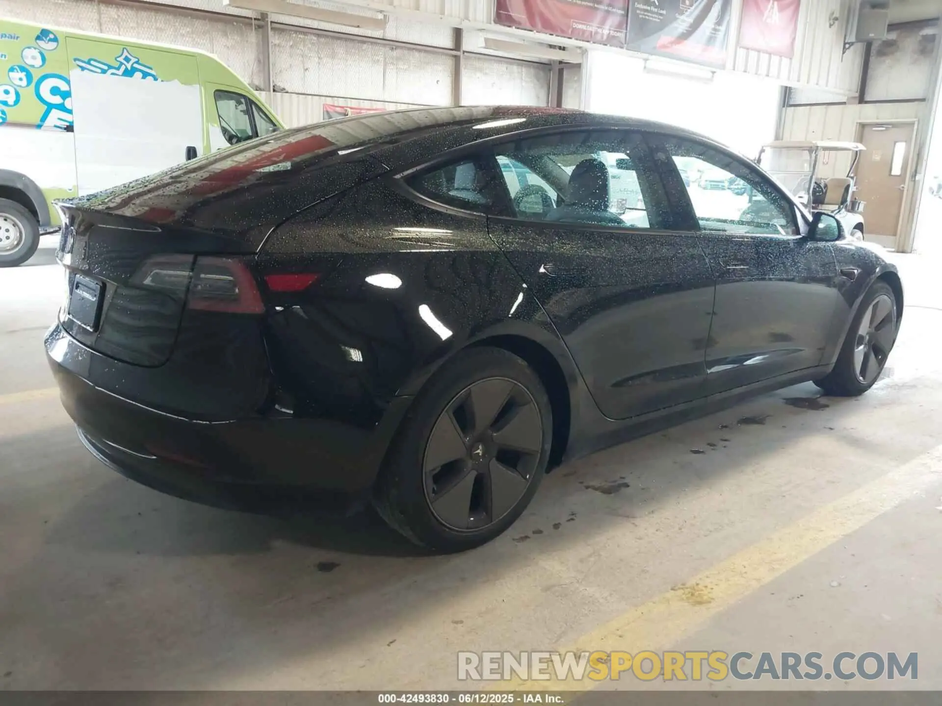4 fotografías del automóvil dañado 5YJ3E1EA7MF986818 TESLA MODEL 3 2021