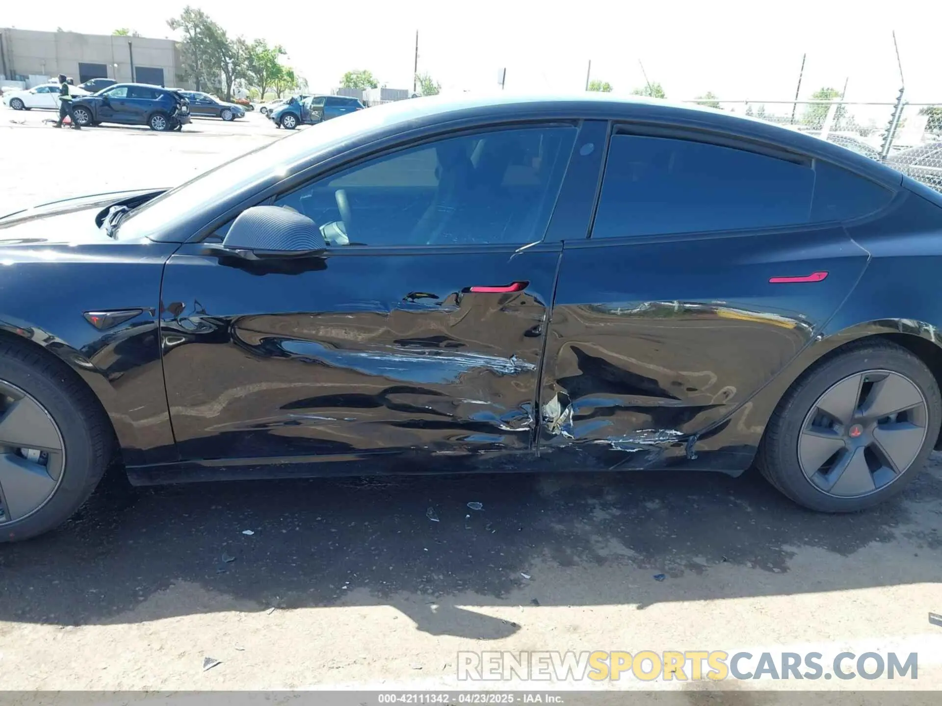 6 fotografías del automóvil dañado 5YJ3E1EA7MF992425 TESLA MODEL 3 2021