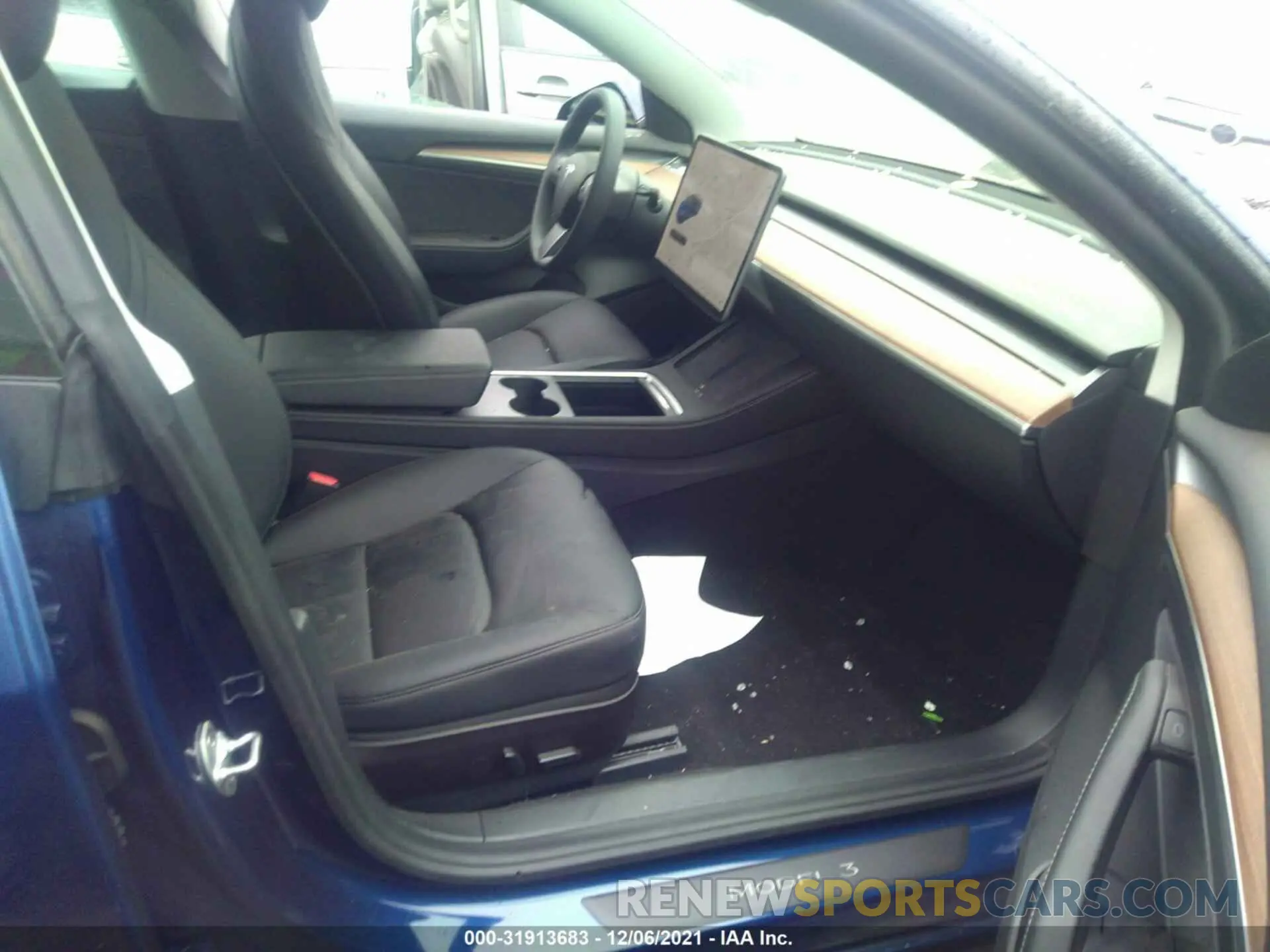5 fotografías del automóvil dañado 5YJ3E1EA7MF994773 TESLA MODEL 3 2021