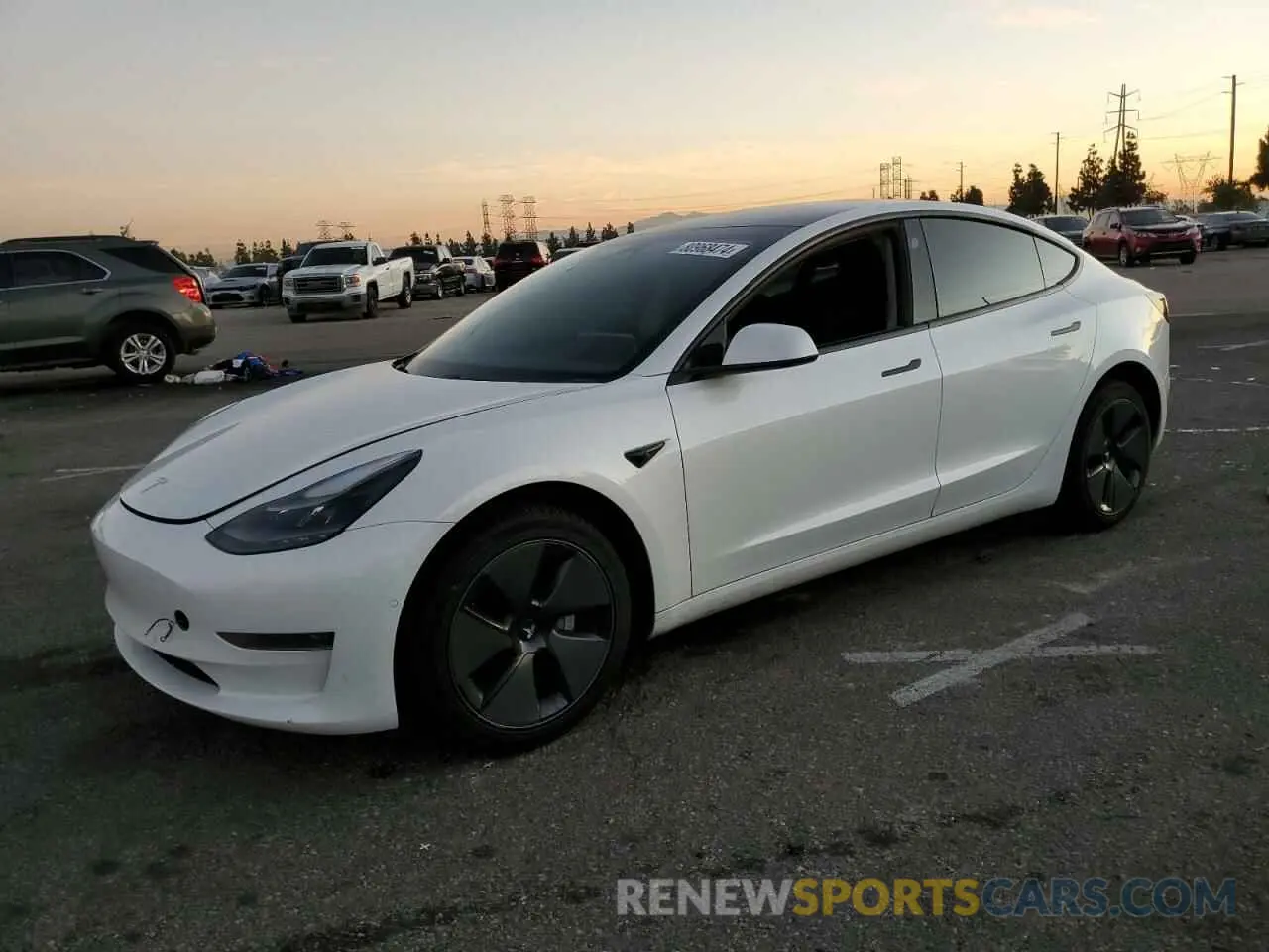 1 fotografías del automóvil dañado 5YJ3E1EA7MF996815 TESLA MODEL 3 2021