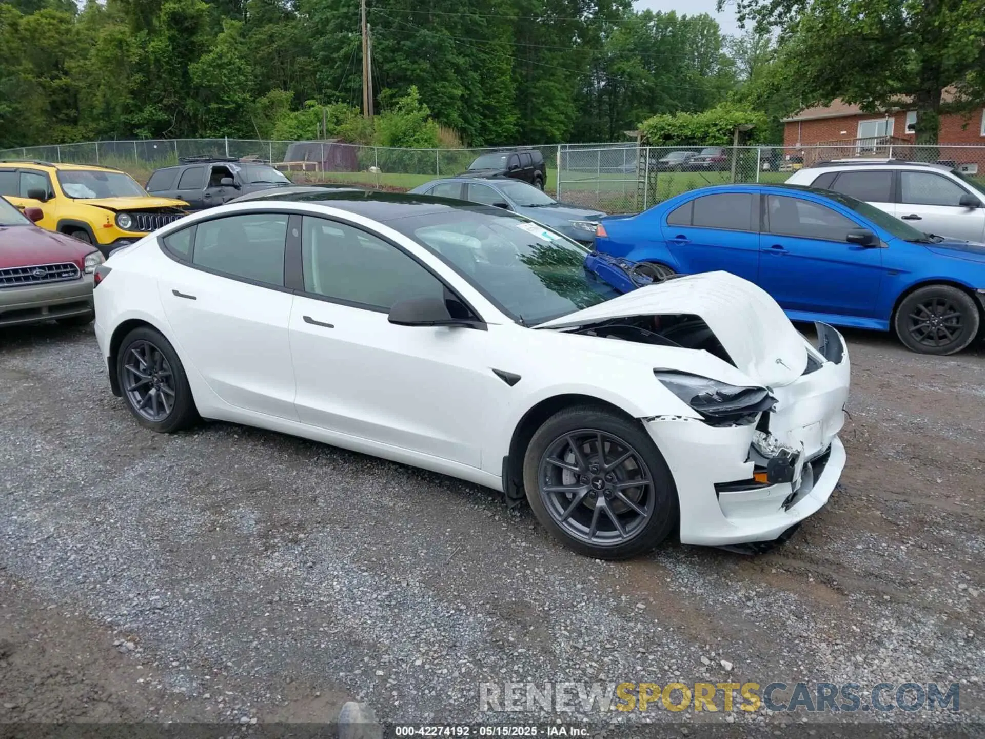 1 fotografías del automóvil dañado 5YJ3E1EA8MF023748 TESLA MODEL 3 2021