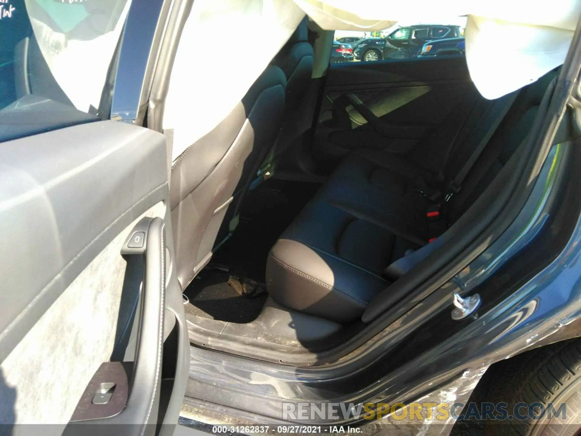 8 fotografías del automóvil dañado 5YJ3E1EA8MF030456 TESLA MODEL 3 2021
