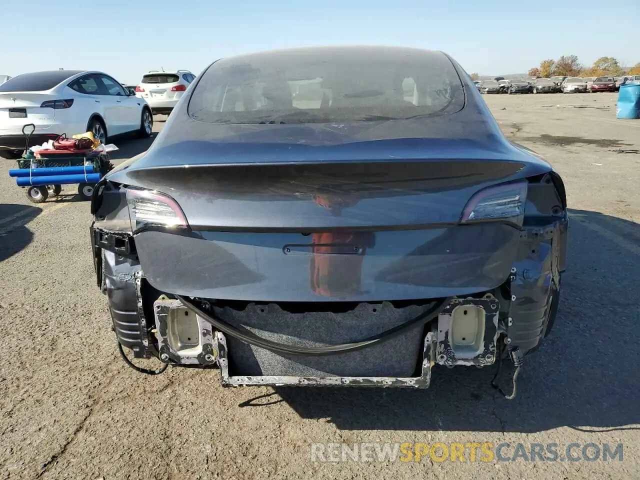 6 fotografías del automóvil dañado 5YJ3E1EA8MF048097 TESLA MODEL 3 2021