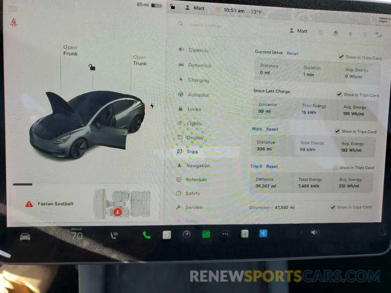 9 fotografías del automóvil dañado 5YJ3E1EA8MF048097 TESLA MODEL 3 2021
