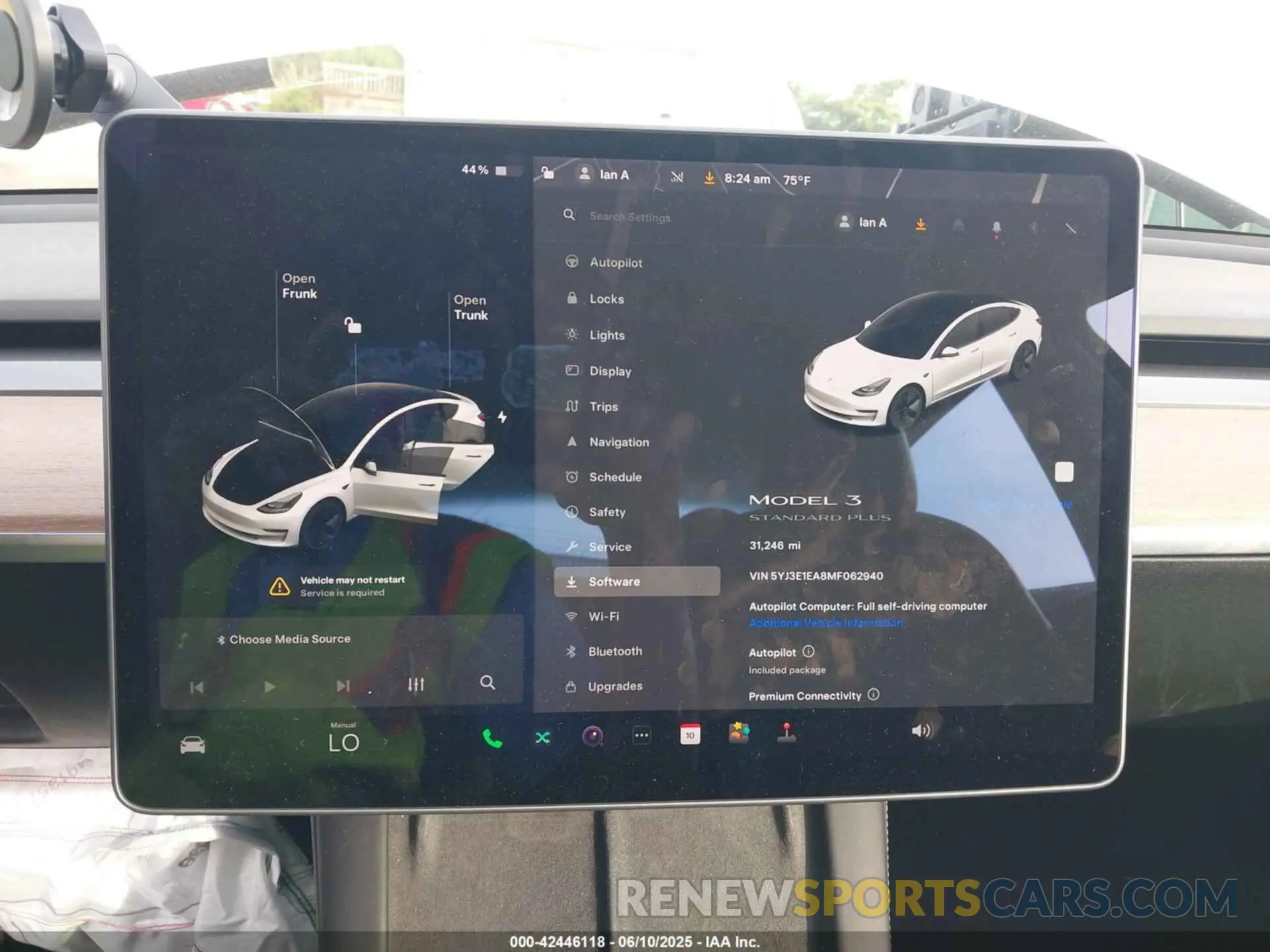19 fotografías del automóvil dañado 5YJ3E1EA8MF062940 TESLA MODEL 3 2021