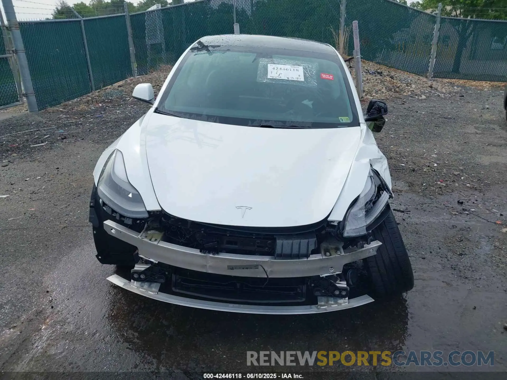 20 fotografías del automóvil dañado 5YJ3E1EA8MF062940 TESLA MODEL 3 2021