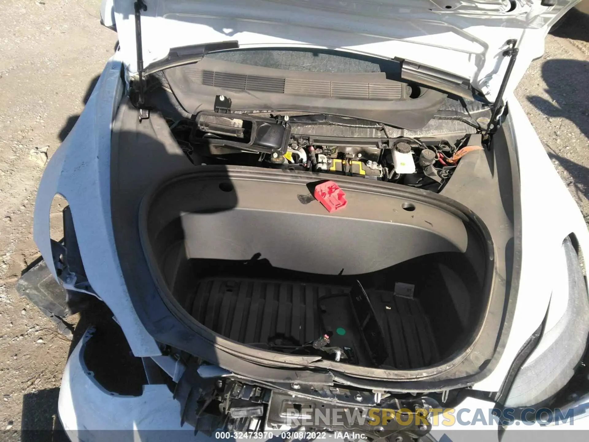 10 fotografías del automóvil dañado 5YJ3E1EA8MF073887 TESLA MODEL 3 2021