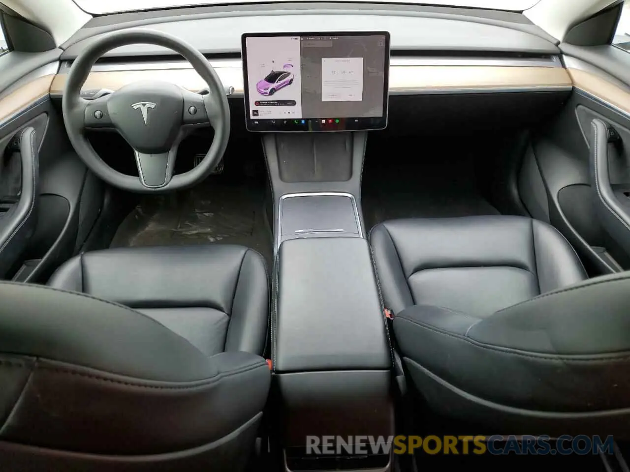 8 fotografías del automóvil dañado 5YJ3E1EA8MF082315 TESLA MODEL 3 2021