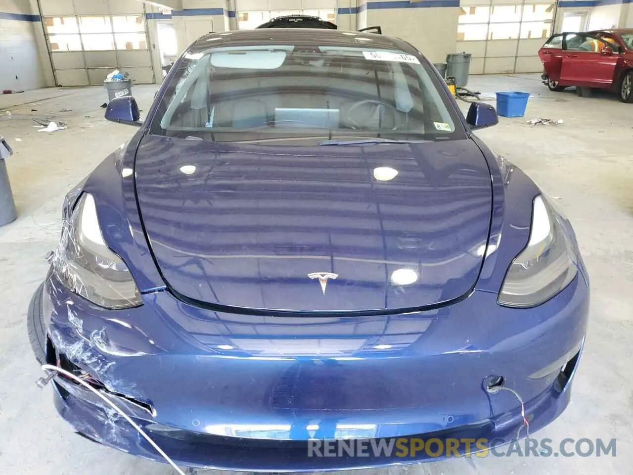 5 fotografías del automóvil dañado 5YJ3E1EA8MF089376 TESLA MODEL 3 2021