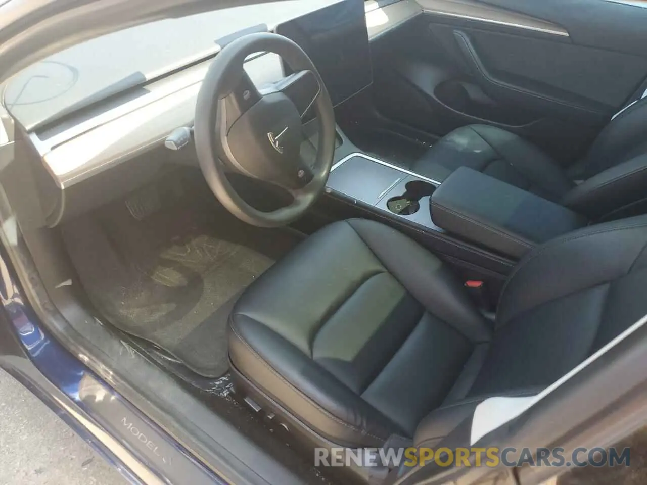 7 fotografías del automóvil dañado 5YJ3E1EA8MF089376 TESLA MODEL 3 2021