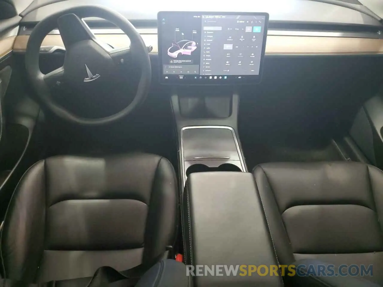 8 fotografías del automóvil dañado 5YJ3E1EA8MF089376 TESLA MODEL 3 2021