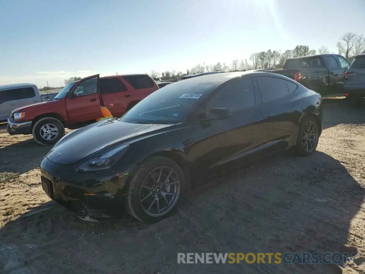1 fotografías del automóvil dañado 5YJ3E1EA8MF092813 TESLA MODEL 3 2021