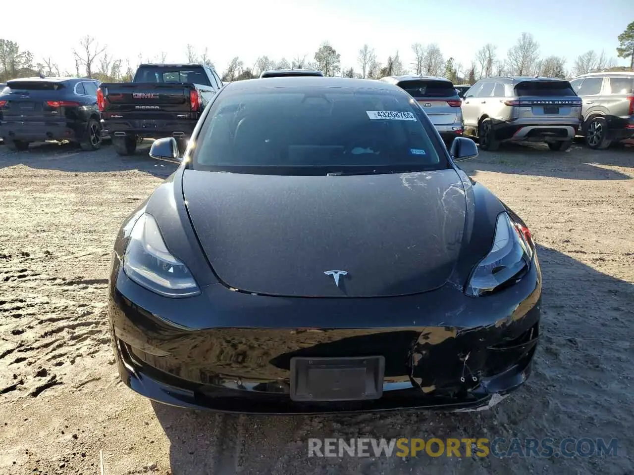 5 fotografías del automóvil dañado 5YJ3E1EA8MF092813 TESLA MODEL 3 2021
