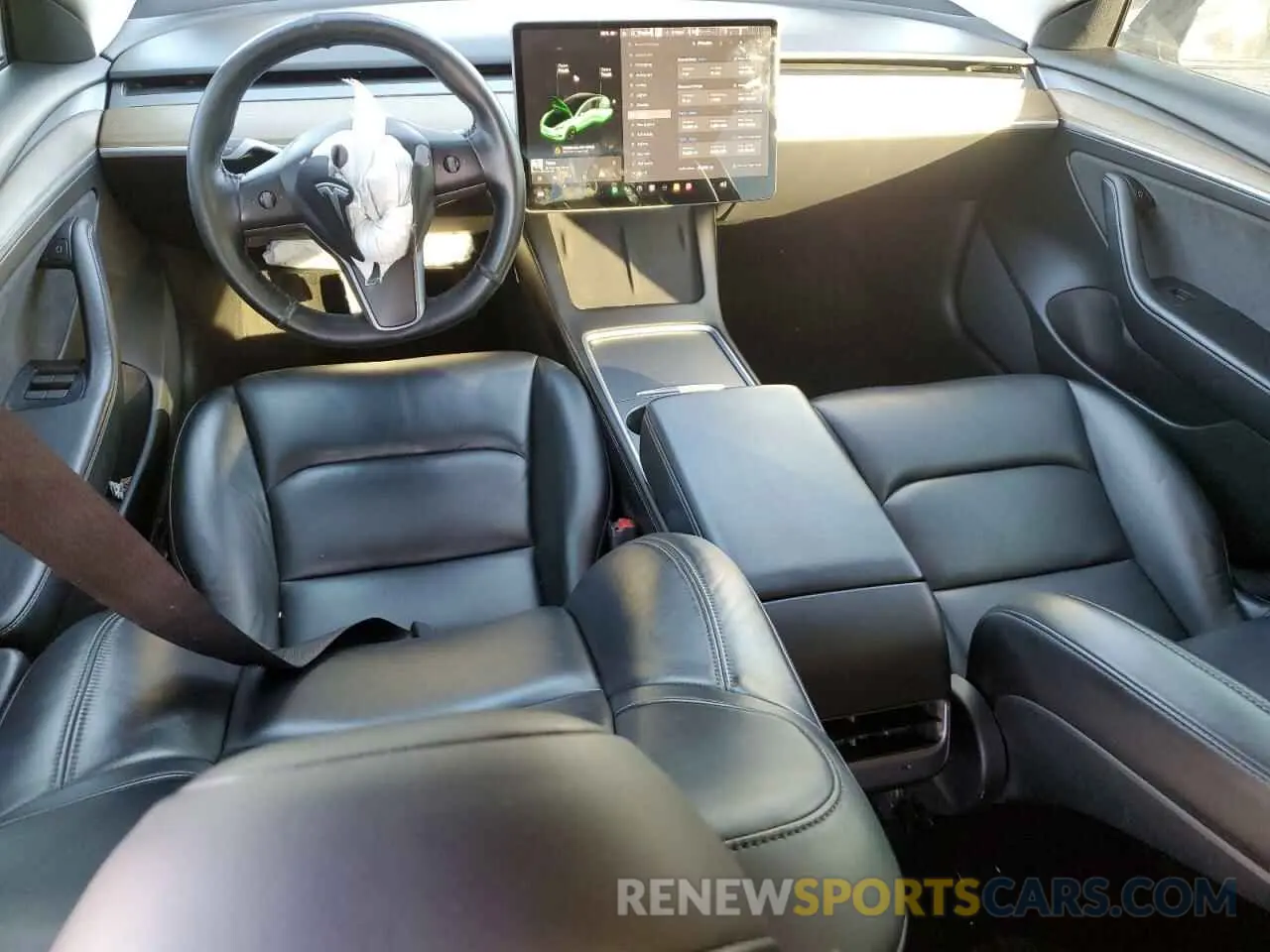 8 fotografías del automóvil dañado 5YJ3E1EA8MF092813 TESLA MODEL 3 2021