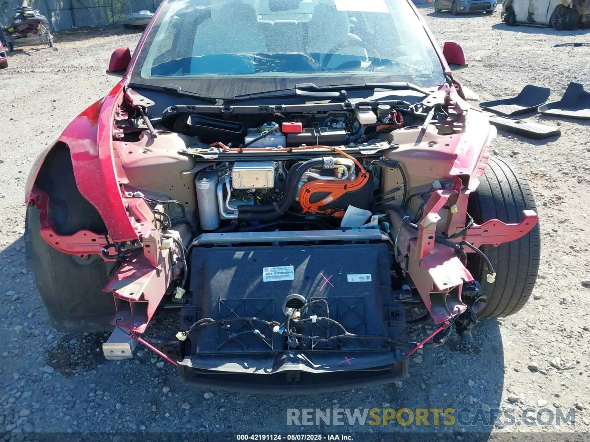12 fotografías del automóvil dañado 5YJ3E1EA8MF842663 TESLA MODEL 3 2021