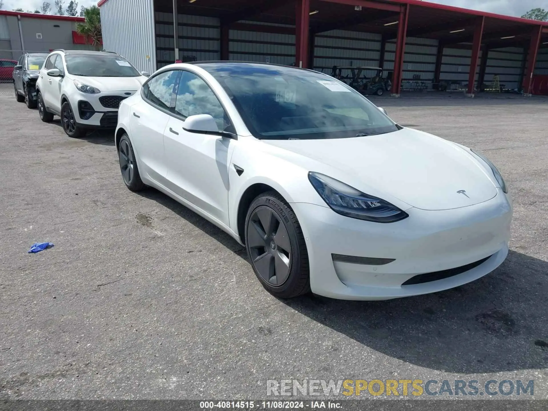 1 fotografías del automóvil dañado 5YJ3E1EA8MF852111 TESLA MODEL 3 2021