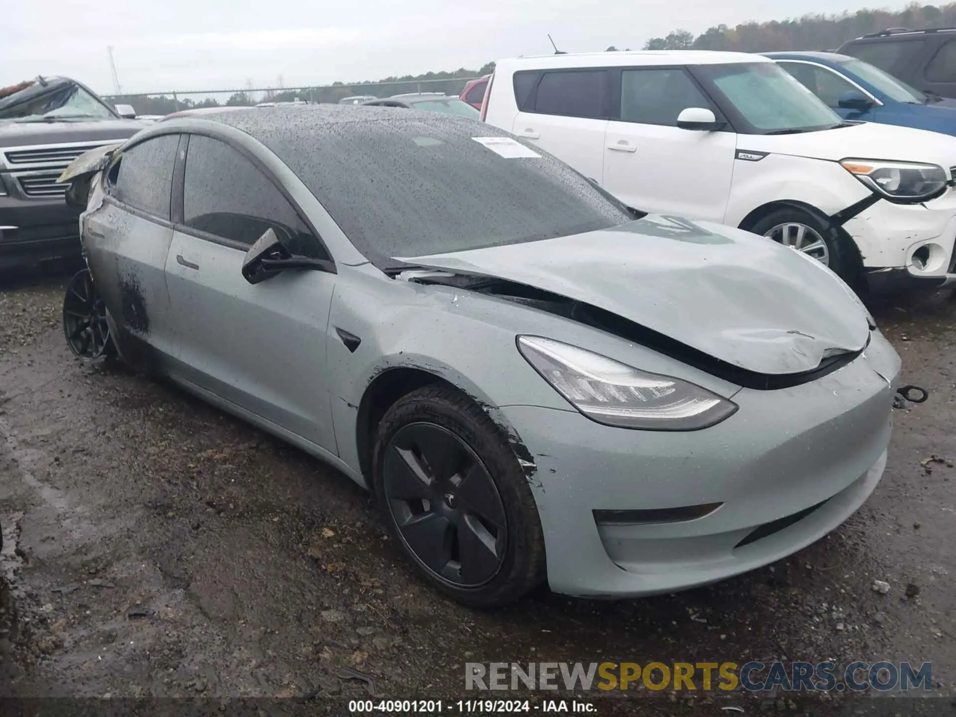 1 fotografías del automóvil dañado 5YJ3E1EA8MF854778 TESLA MODEL 3 2021