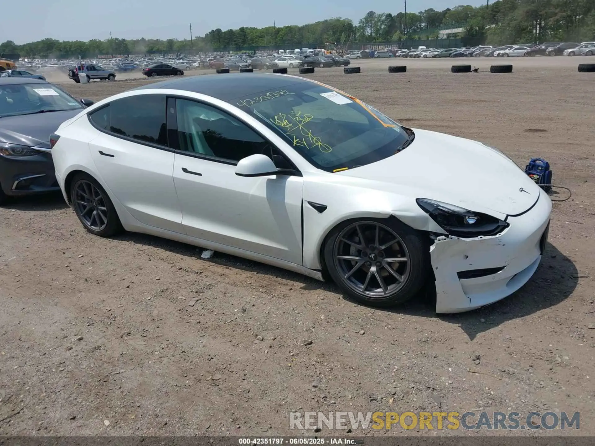 1 fotografías del automóvil dañado 5YJ3E1EA8MF871483 TESLA MODEL 3 2021