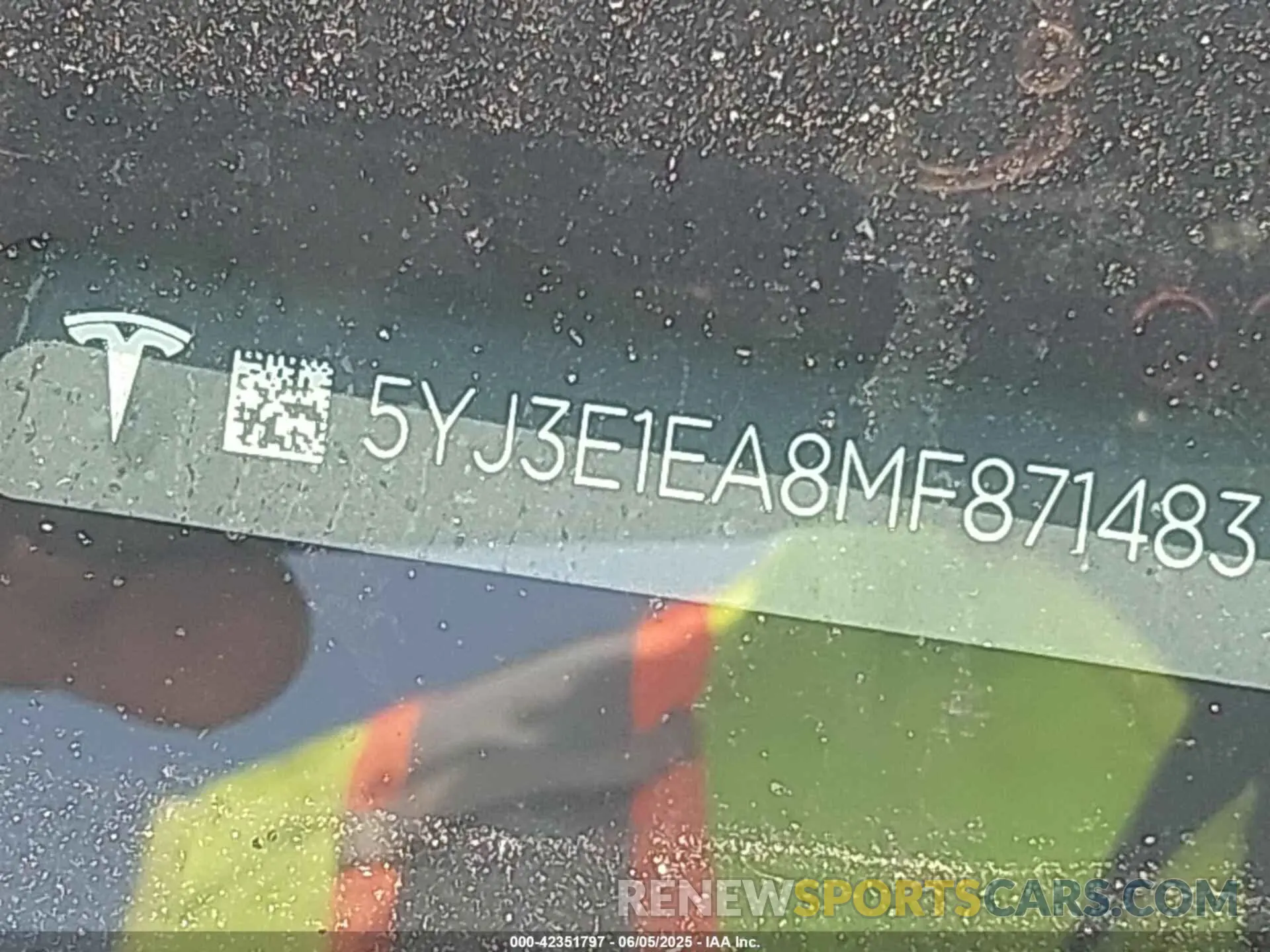 19 fotografías del automóvil dañado 5YJ3E1EA8MF871483 TESLA MODEL 3 2021