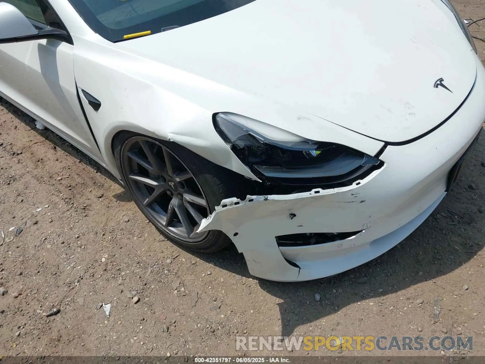 6 fotografías del automóvil dañado 5YJ3E1EA8MF871483 TESLA MODEL 3 2021