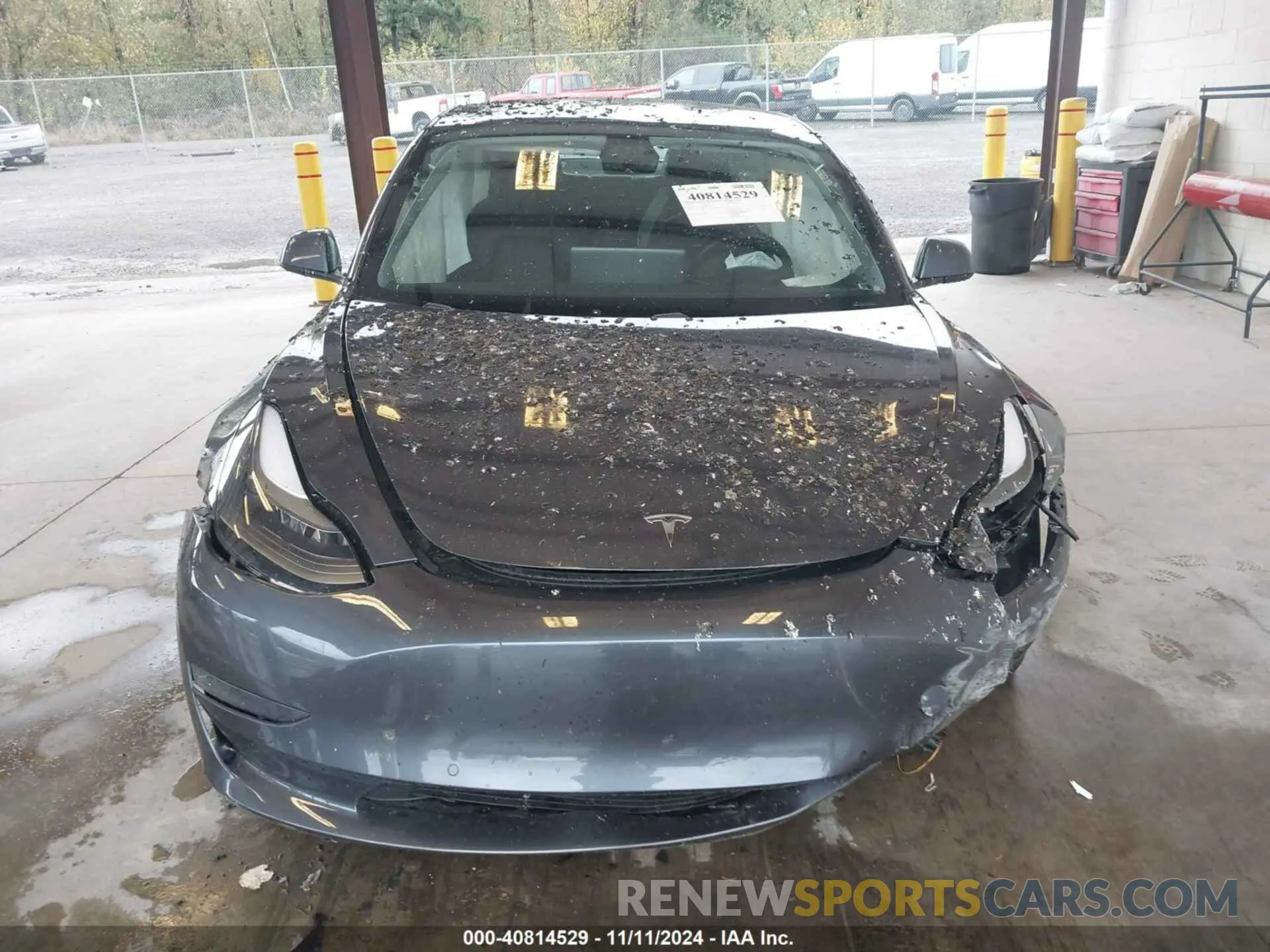 13 fotografías del automóvil dañado 5YJ3E1EA8MF873136 TESLA MODEL 3 2021
