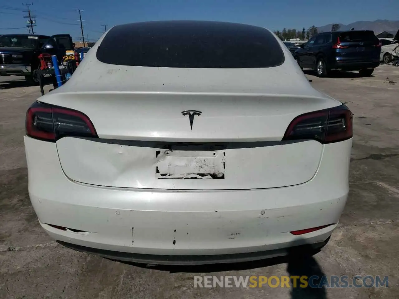 6 fotografías del automóvil dañado 5YJ3E1EA8MF874156 TESLA MODEL 3 2021