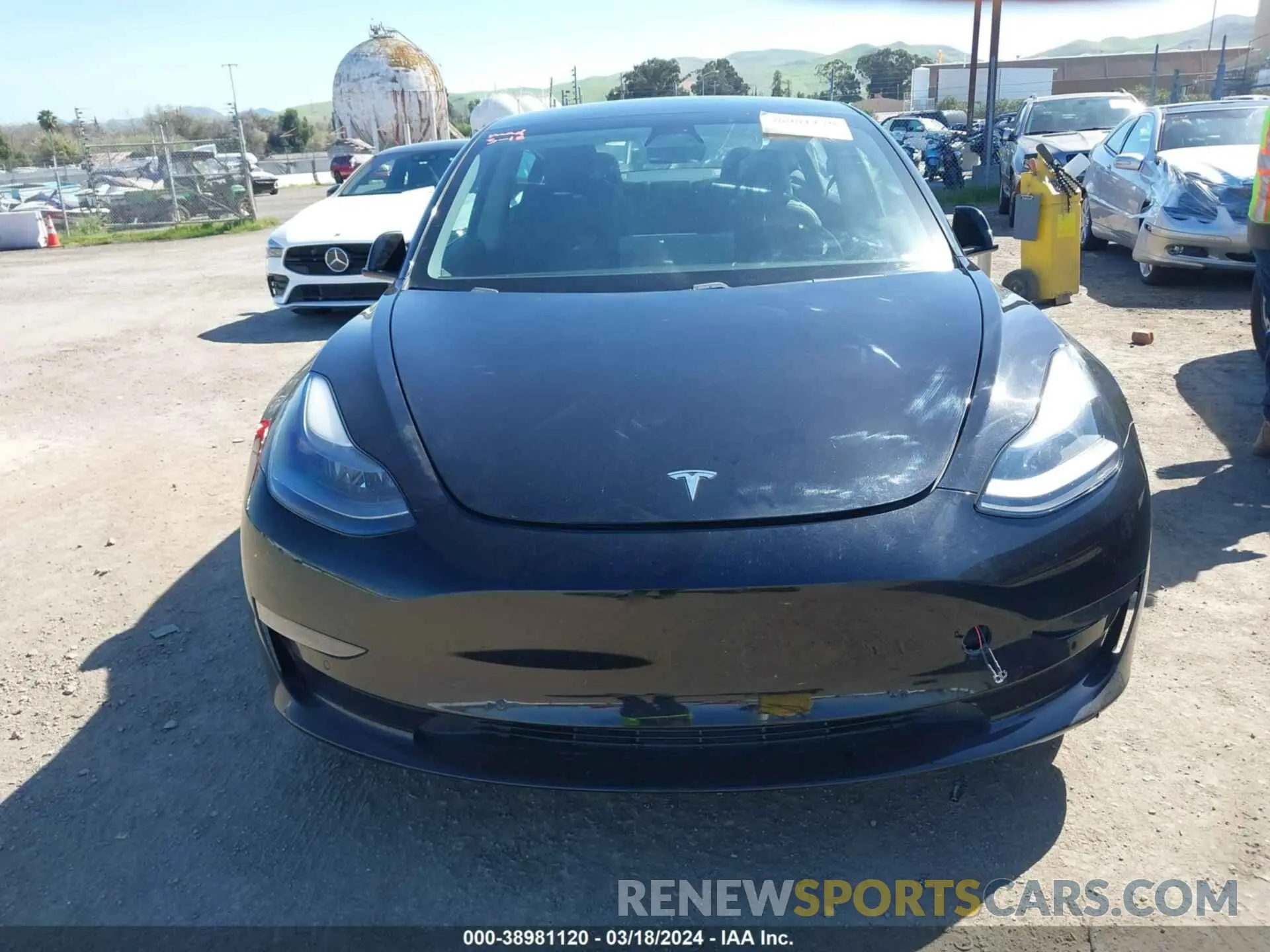 12 fotografías del automóvil dañado 5YJ3E1EA8MF878076 TESLA MODEL 3 2021