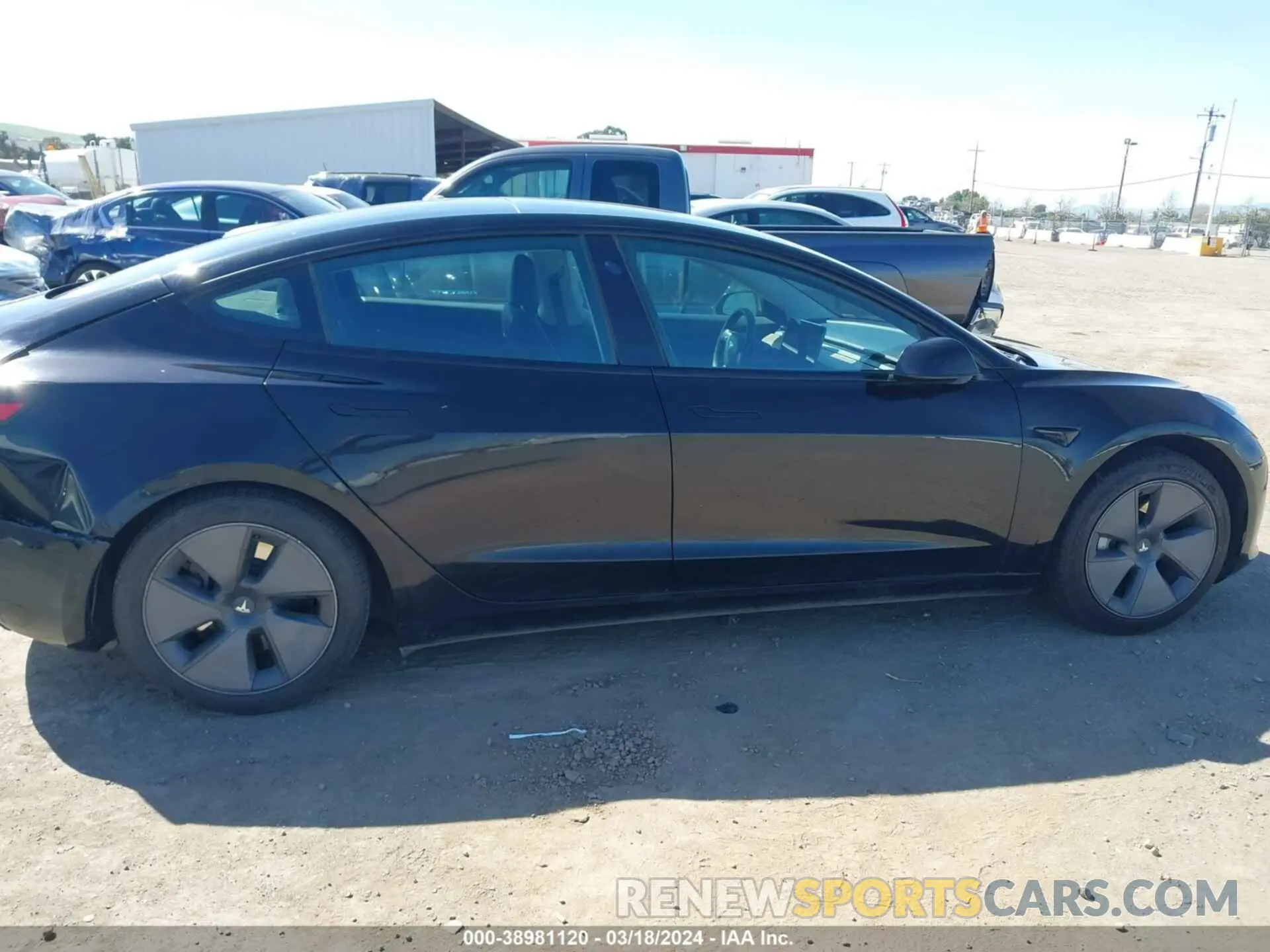 13 fotografías del automóvil dañado 5YJ3E1EA8MF878076 TESLA MODEL 3 2021