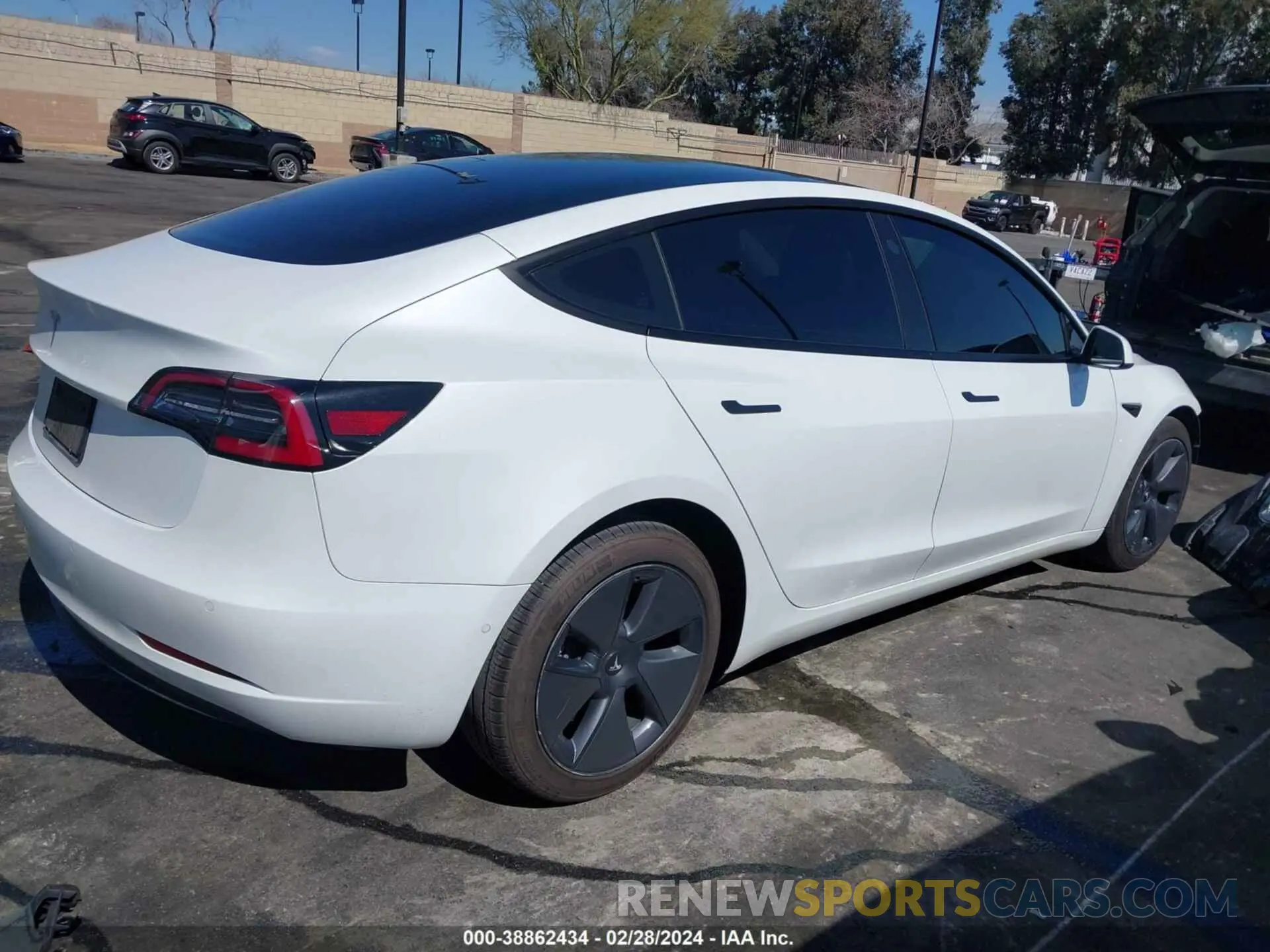 14 fotografías del automóvil dañado 5YJ3E1EA8MF878739 TESLA MODEL 3 2021