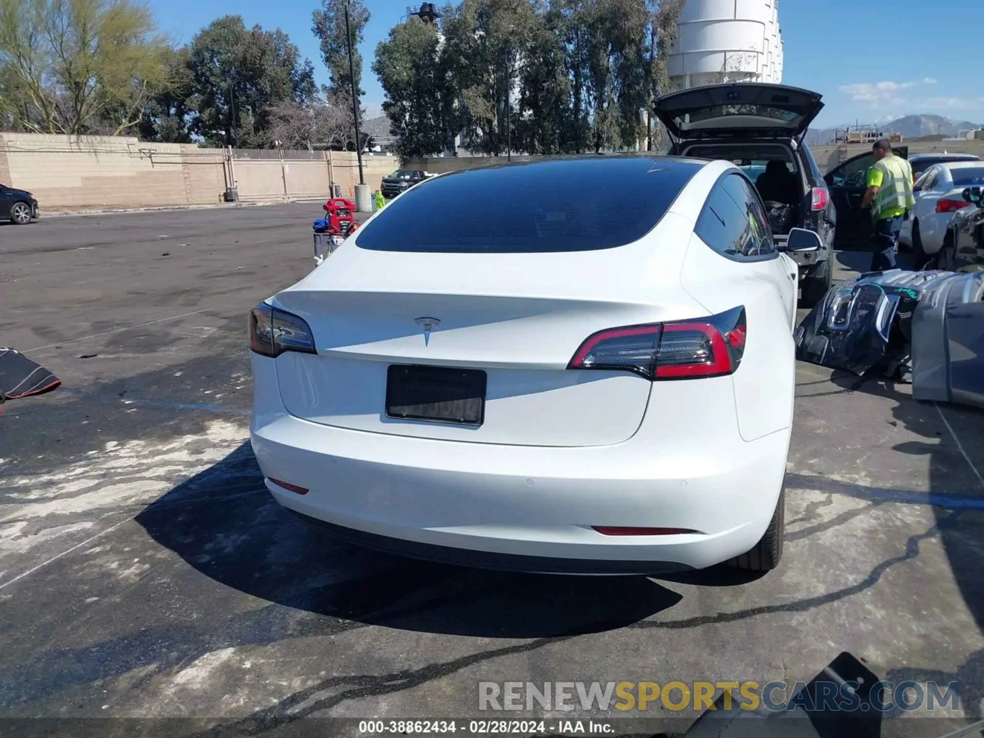 17 fotografías del automóvil dañado 5YJ3E1EA8MF878739 TESLA MODEL 3 2021