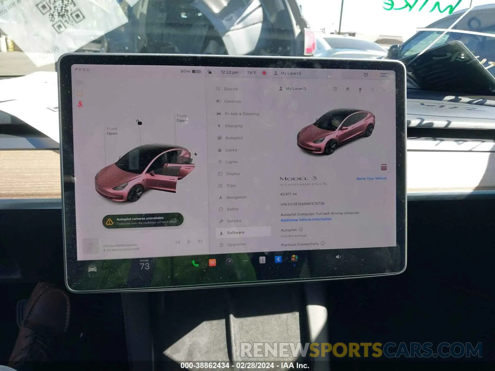 19 fotografías del automóvil dañado 5YJ3E1EA8MF878739 TESLA MODEL 3 2021