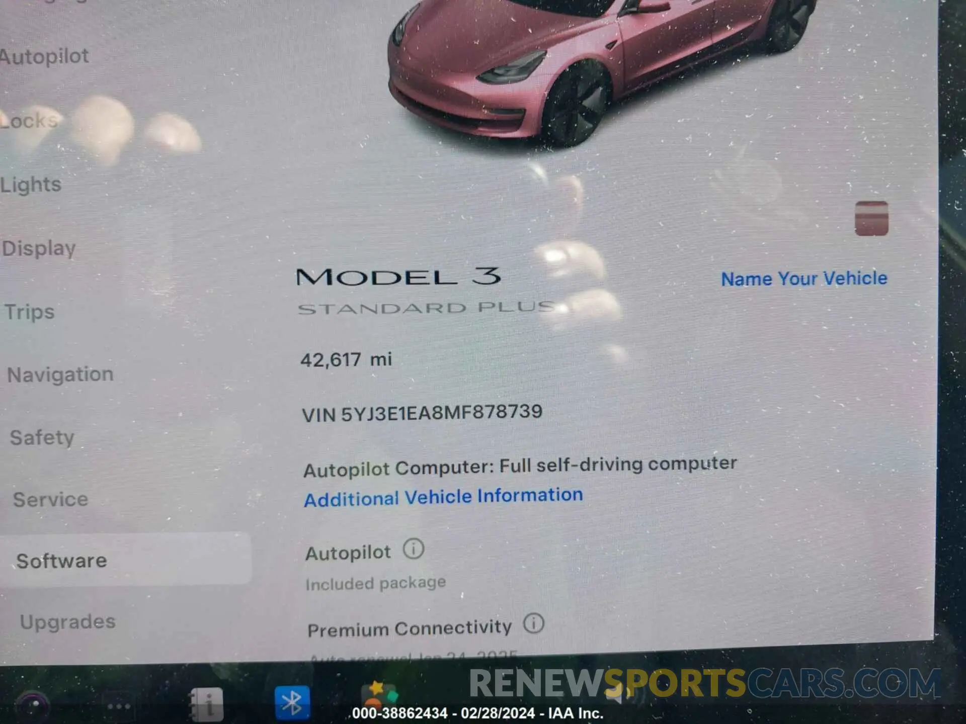 7 fotografías del automóvil dañado 5YJ3E1EA8MF878739 TESLA MODEL 3 2021