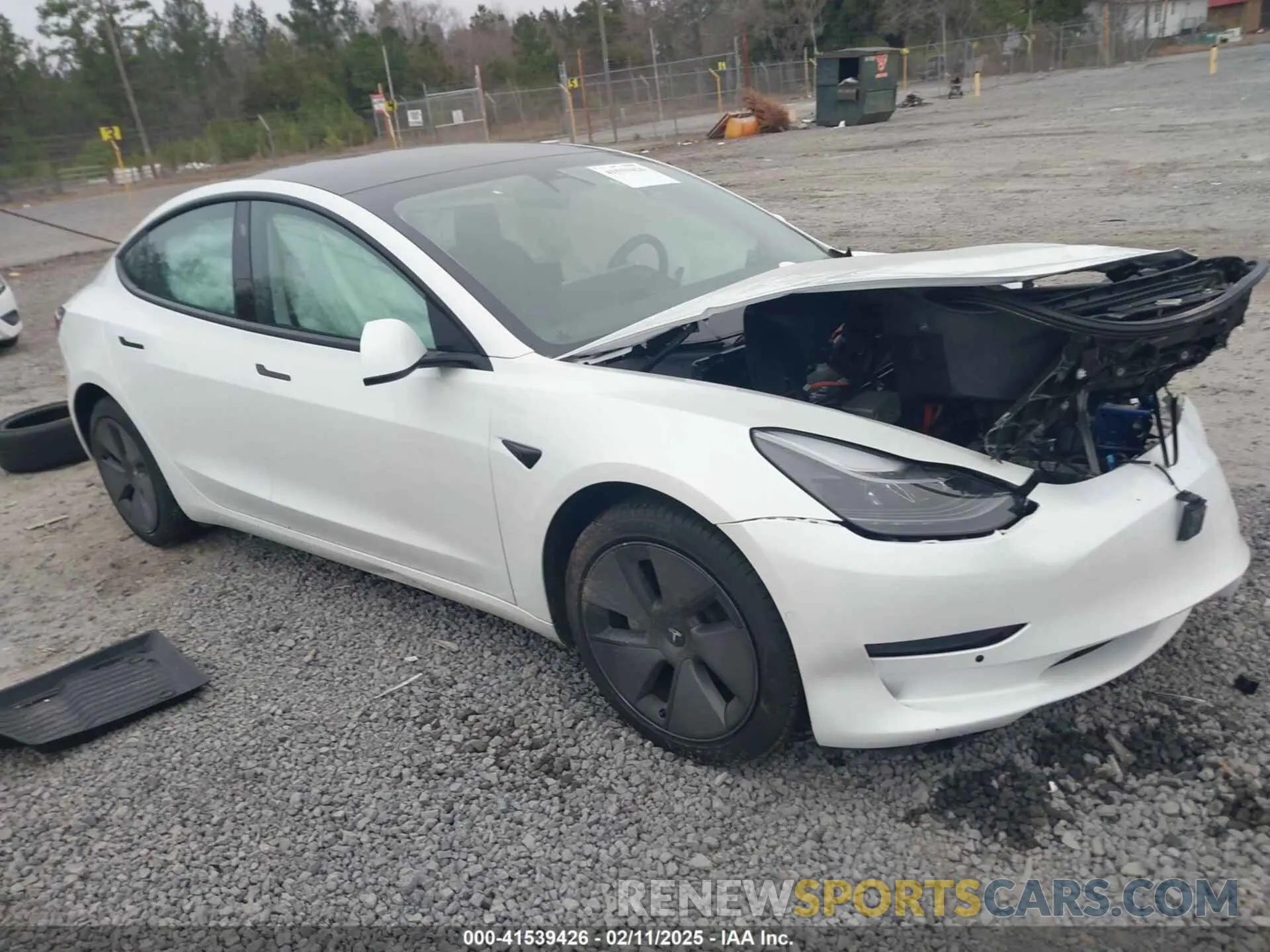 1 fotografías del automóvil dañado 5YJ3E1EA8MF906216 TESLA MODEL 3 2021