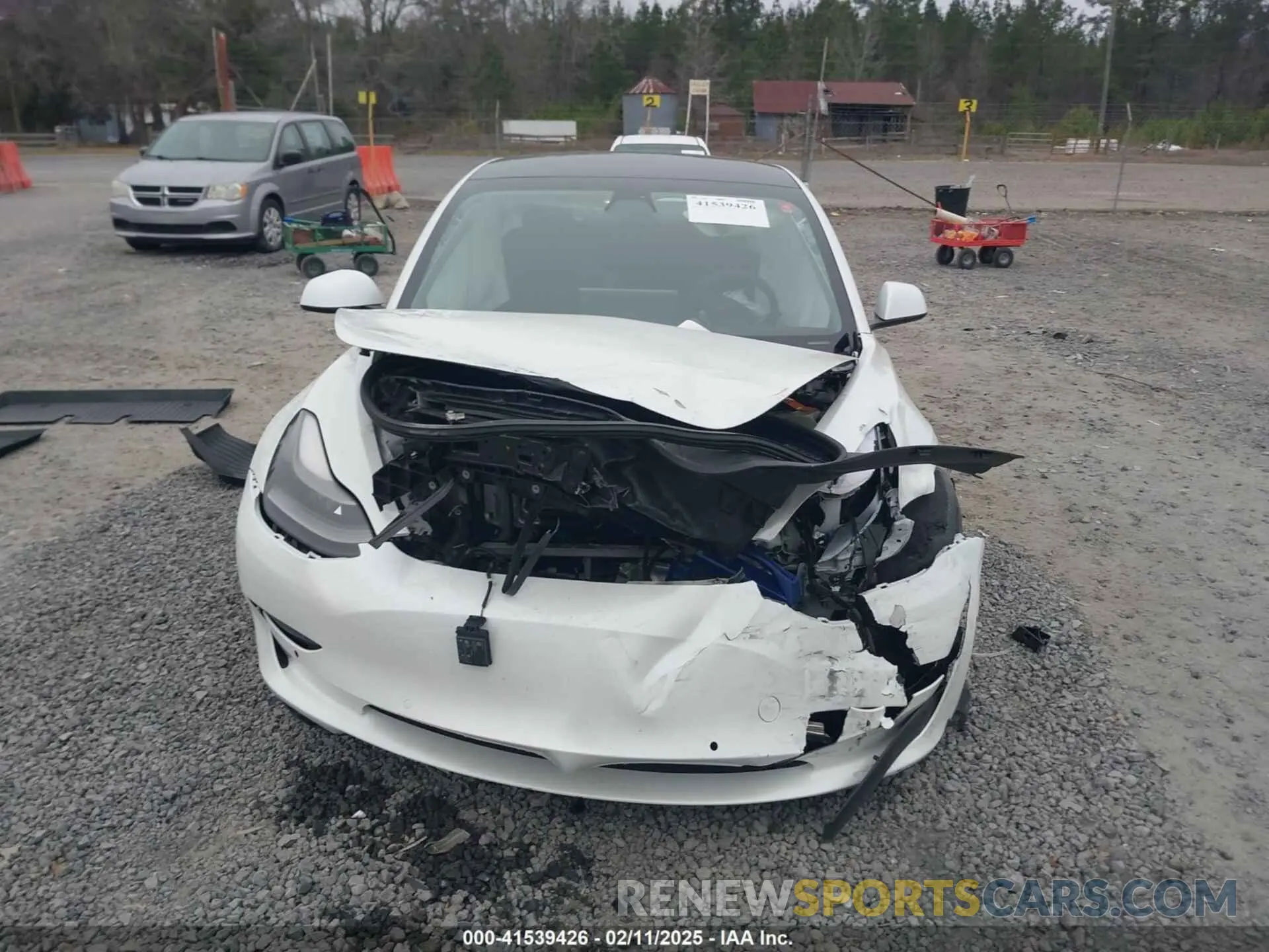 11 fotografías del automóvil dañado 5YJ3E1EA8MF906216 TESLA MODEL 3 2021