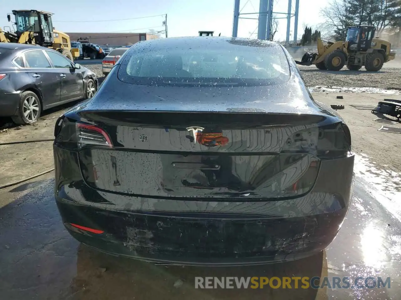 6 fotografías del automóvil dañado 5YJ3E1EA8MF907060 TESLA MODEL 3 2021