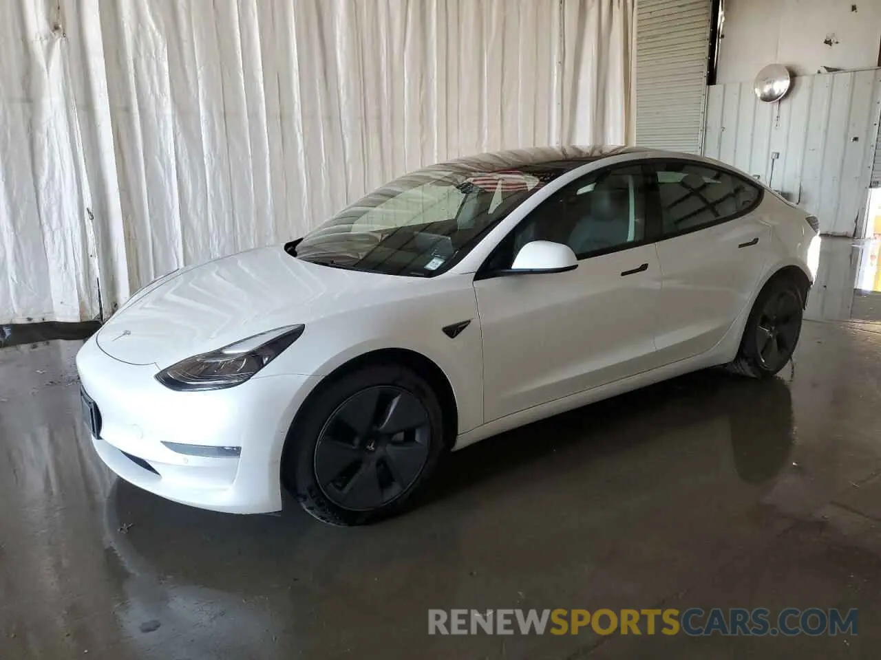 1 fotografías del automóvil dañado 5YJ3E1EA8MF907981 TESLA MODEL 3 2021