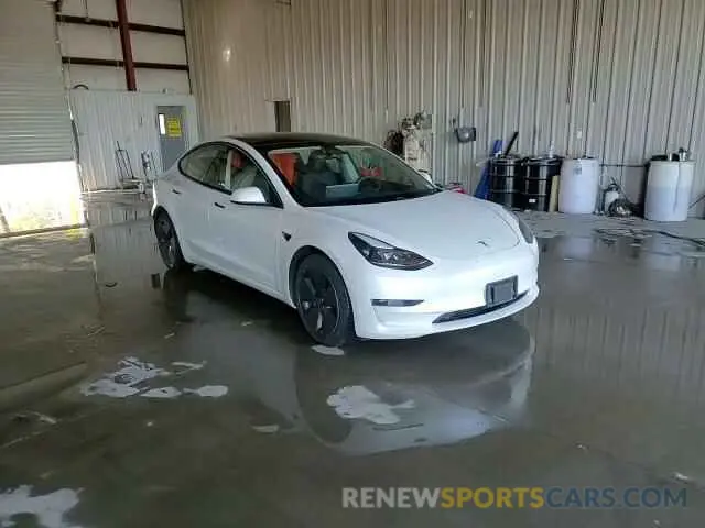 14 fotografías del automóvil dañado 5YJ3E1EA8MF907981 TESLA MODEL 3 2021