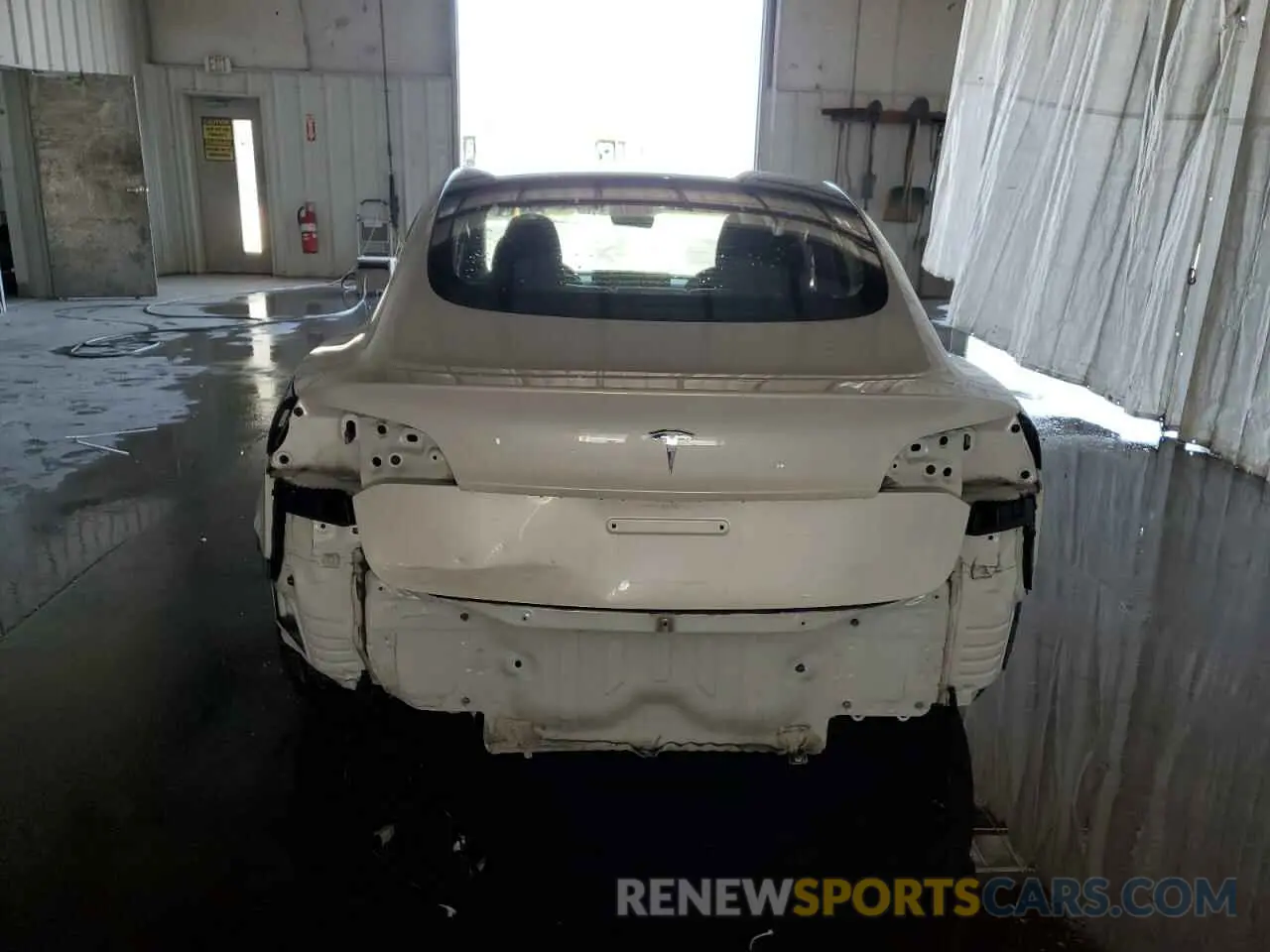 6 fotografías del automóvil dañado 5YJ3E1EA8MF907981 TESLA MODEL 3 2021