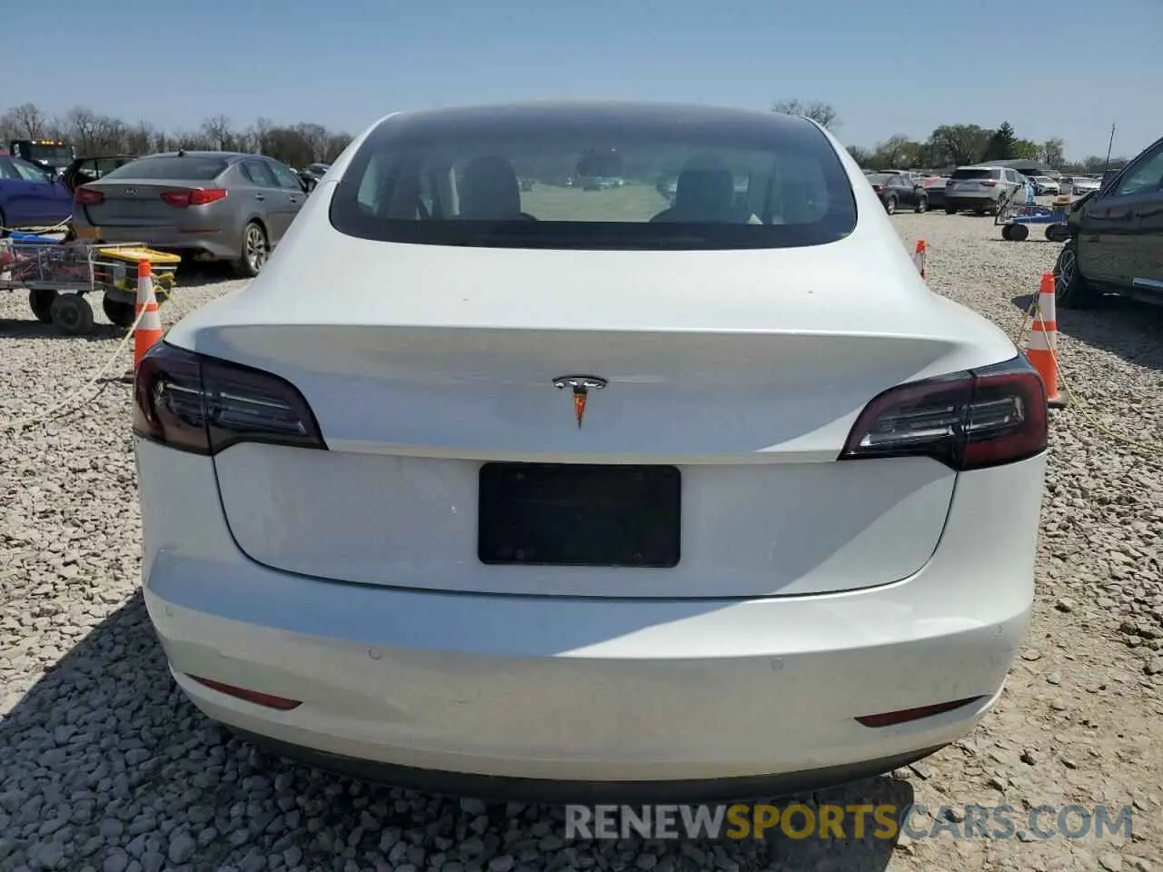 6 fotografías del automóvil dañado 5YJ3E1EA8MF915627 TESLA MODEL 3 2021