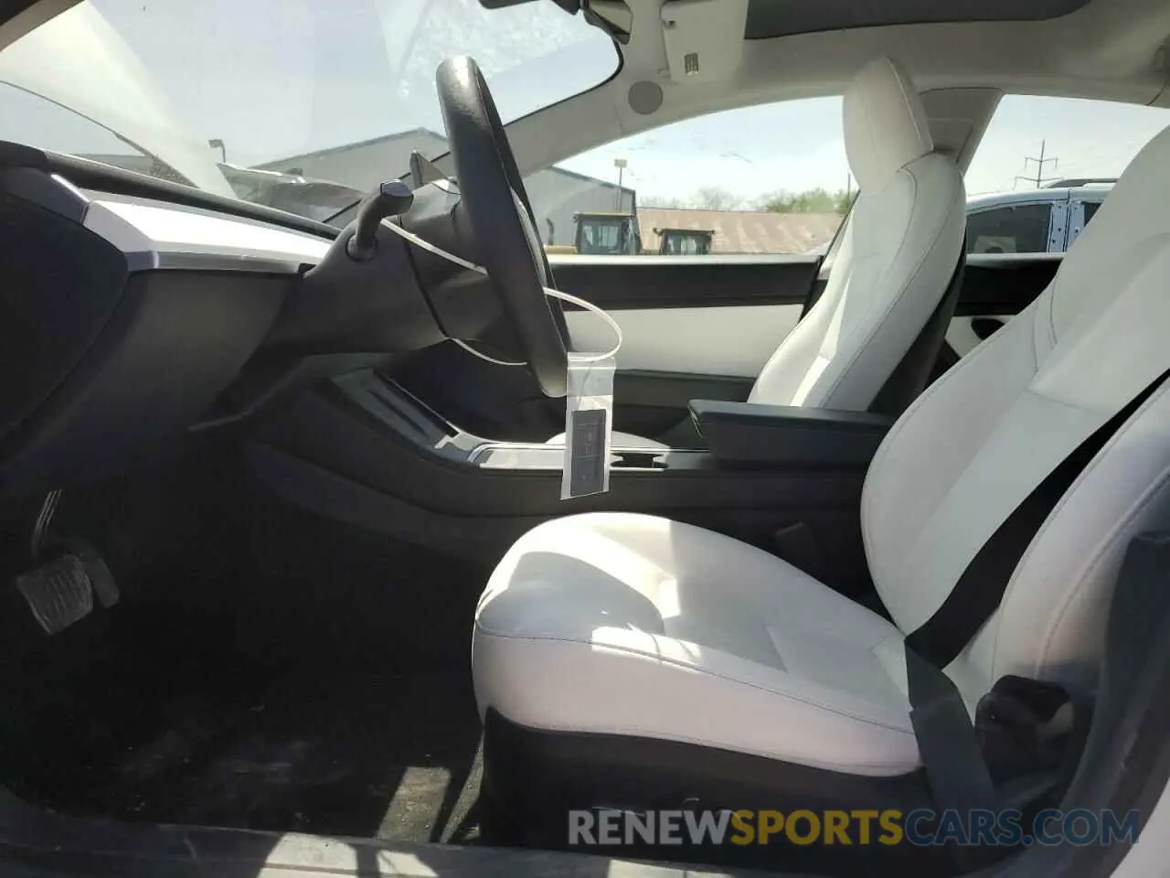 7 fotografías del automóvil dañado 5YJ3E1EA8MF915627 TESLA MODEL 3 2021