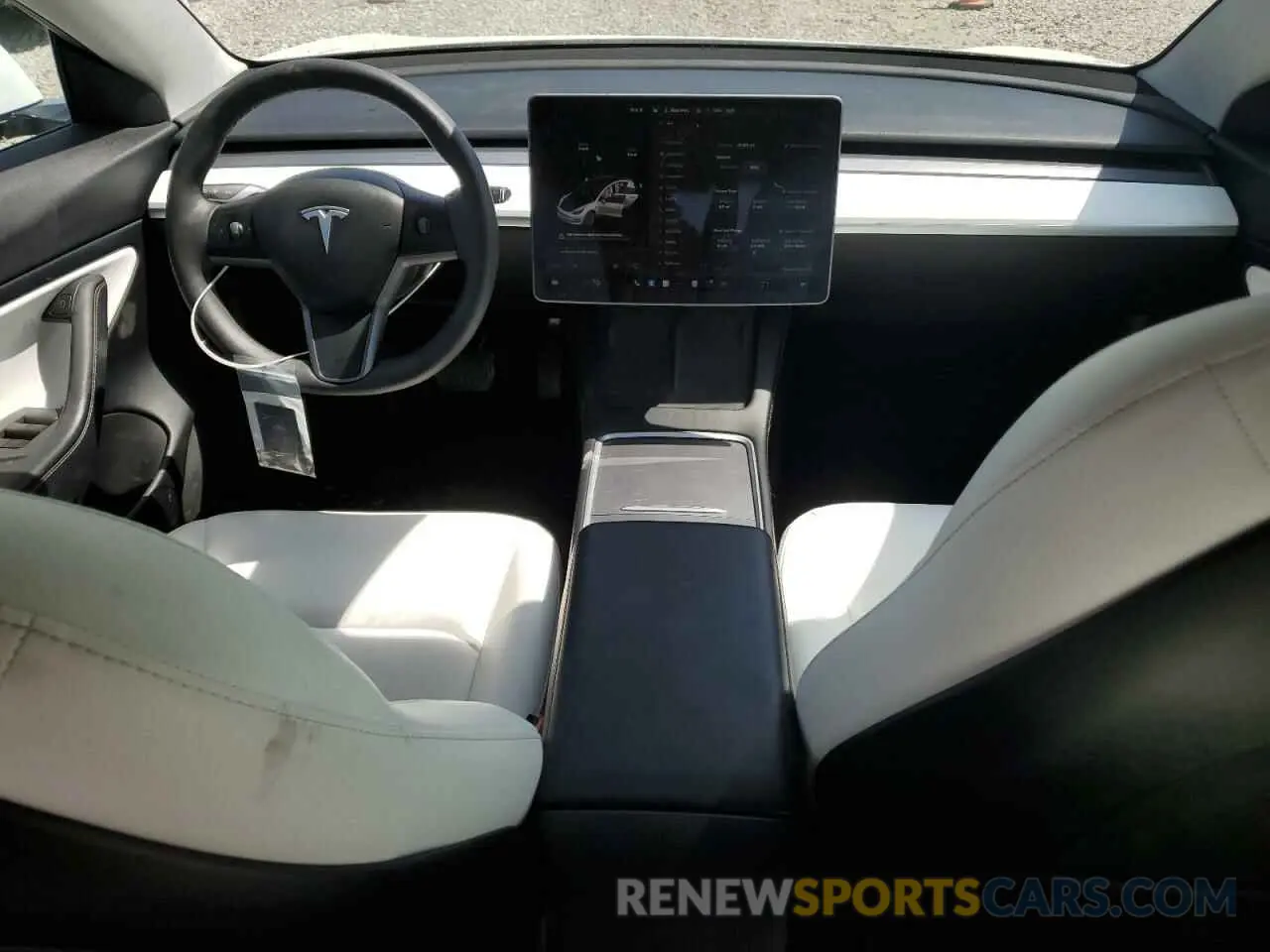 8 fotografías del automóvil dañado 5YJ3E1EA8MF915627 TESLA MODEL 3 2021