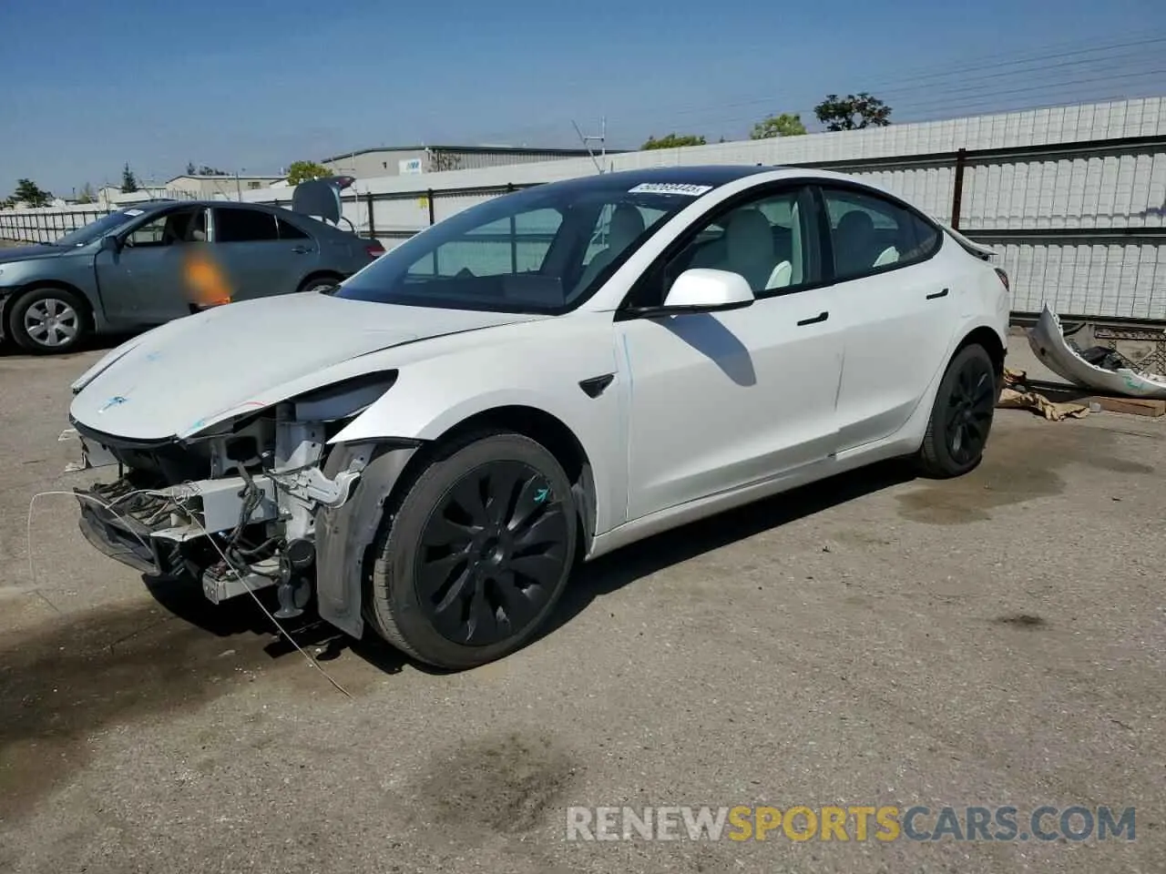 1 fotografías del automóvil dañado 5YJ3E1EA8MF928913 TESLA MODEL 3 2021
